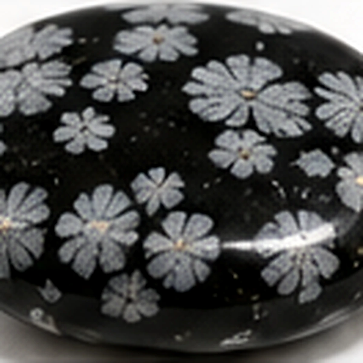 Pedra Obsidiana Floco de Neve